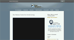 Desktop Screenshot of congregationharshalom.org
